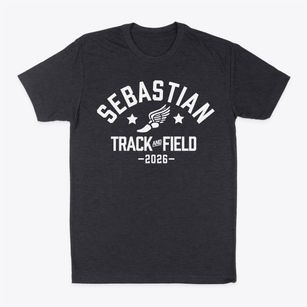 Sebastian Junior High Charter School Track and Field Classic Dad T-Shirt