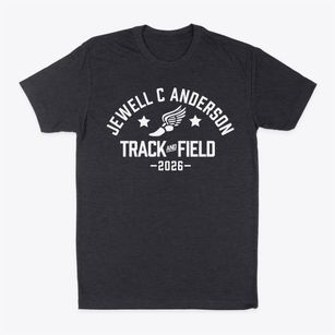 Jewell C Anderson Elementary School Track and Field Classic Dad T-Shirt