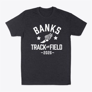 Banks County Upper Elementary School Track and Field Classic Dad T-Shirt