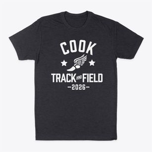 Cook Elementary School Track and Field Classic Dad T-Shirt