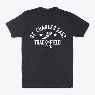 St. Charles East High School Track and Field Classic Dad T-Shirt