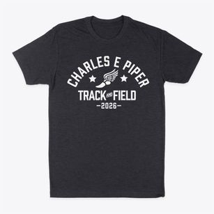 Charles E Piper Elementary School Track and Field Classic Dad T-Shirt
