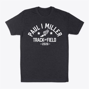 Paul I Miller Elementary School 114 Track and Field Classic Dad T-Shirt