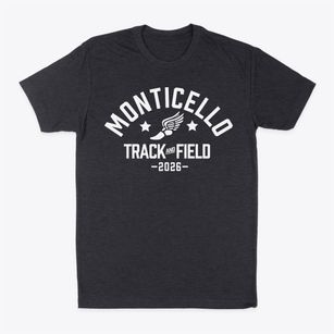 Monticello Elementary School Track and Field Classic Dad T-Shirt