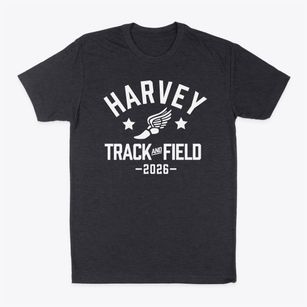 Harvey Kindergarten School Track and Field Classic Dad T-Shirt