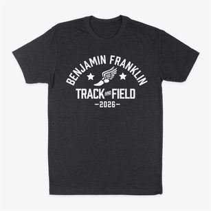 Benjamin Franklin Elementary School Track and Field Classic Dad T-Shirt