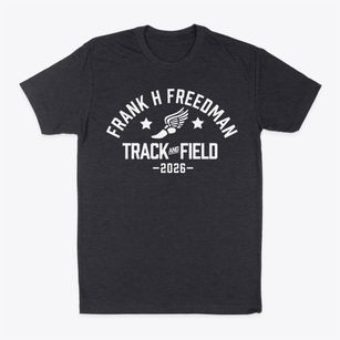 Frank H Freedman Elementary School Track and Field Classic Dad T-Shirt