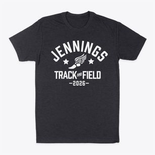 Jennings Experiencial High School Track and Field Classic Dad T-Shirt