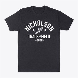 Nicholson Elementary School Track and Field Classic Dad T-Shirt