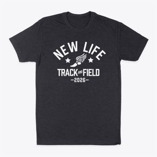 New Life Christian Academy Track and Field Classic Dad T-Shirt