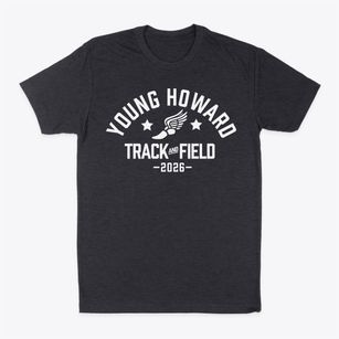 Young Howard Elementary School Track and Field Classic Dad T-Shirt