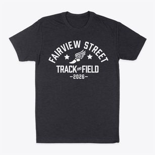 Fairview Street Elementary School Track and Field Classic Dad T-Shirt