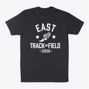 East High School Track and Field Classic Dad T-Shirt