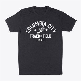 Columbia City Elementary School Track and Field Classic Dad T-Shirt