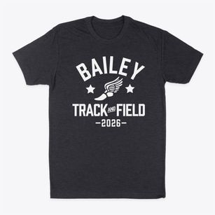Bailey Middle School Track and Field Classic Dad T-Shirt