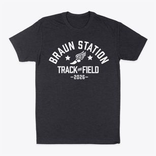 Braun Station Elementary School Track and Field Classic Dad T-Shirt