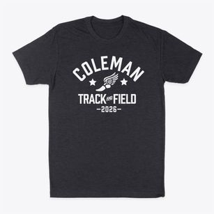 Coleman High School Track and Field Classic Dad T-Shirt