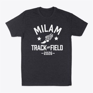 Milam Elementary School Track and Field Classic Dad T-Shirt