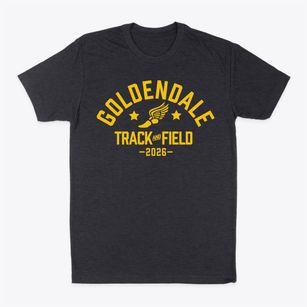 Goldendale High School Track and Field Classic Dad T-Shirt
