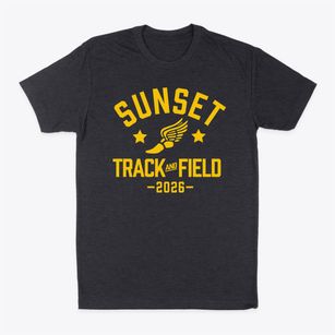 Sunset Elementary School Track and Field Classic Dad T-Shirt