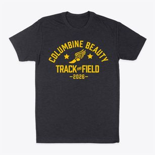 Columbine Beauty School Track and Field Classic Dad T-Shirt