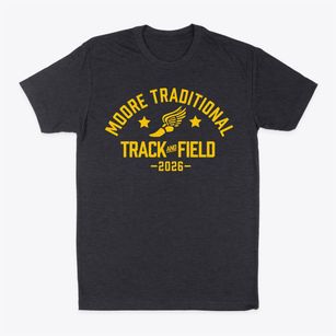 Moore Traditional High School Track and Field Classic Dad T-Shirt
