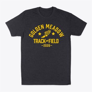 Golden Meadow Upper Elementary School Track and Field Classic Dad T-Shirt