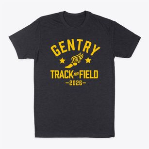 Gentry Primary And Intermediate School Track and Field Classic Dad T-Shirt
