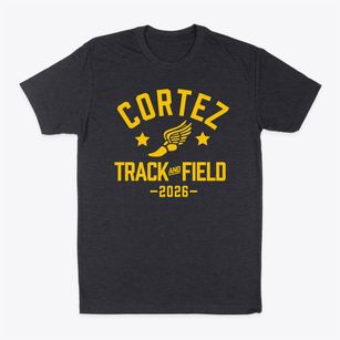 Cortez Elementary School Track and Field Classic Dad T-Shirt