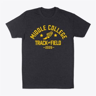 Middle College High School Track and Field Classic Dad T-Shirt