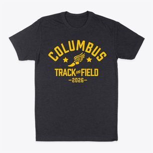 Columbus Elementary School Track and Field Classic Dad T-Shirt