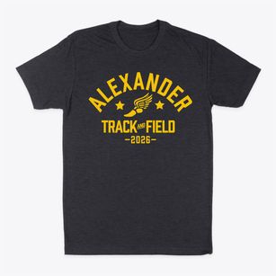 Alexander Robertson School Track and Field Classic Dad T-Shirt