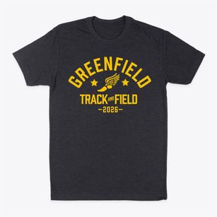 Greenfield Middle School Track and Field Classic Dad T-Shirt