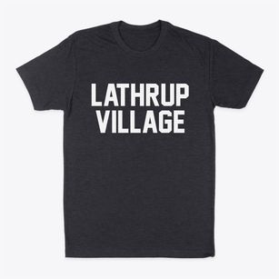 Lathrup Village Michigan Classic Block Classic Dad T-Shirt