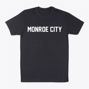 Monroe City Missouri Classic Block Classic Dad T-Shirt