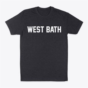 West Bath Maine Classic Block Classic Dad T-Shirt