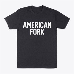 American Fork Utah Classic Block Classic Dad T-Shirt