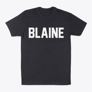 Blaine Maine Classic Block Classic Dad T-Shirt