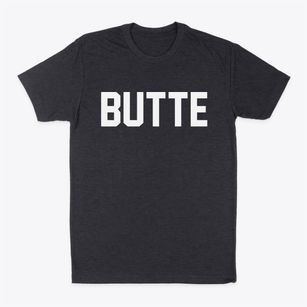 Butte Nebraska Classic Block Classic Dad T-Shirt