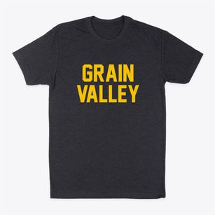 Grain Valley Missouri Classic Block Classic Dad T-Shirt
