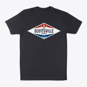 Scottsville Kentucky Diamond Star Classic Dad T-Shirt