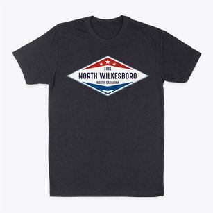 North Wilkesboro North Carolina Diamond Star Classic Dad T-Shirt