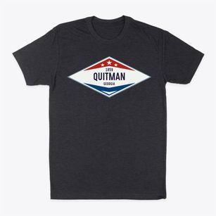 Quitman Georgia Diamond Star Classic Dad T-Shirt