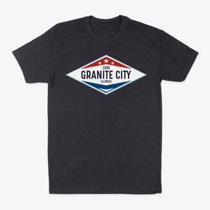 Granite City Illinois Diamond Star Classic Dad T-Shirt