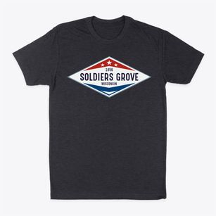Soldiers Grove Wisconsin Diamond Star Classic Dad T-Shirt