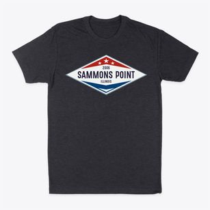 Sammons Point Illinois Diamond Star Classic Dad T-Shirt