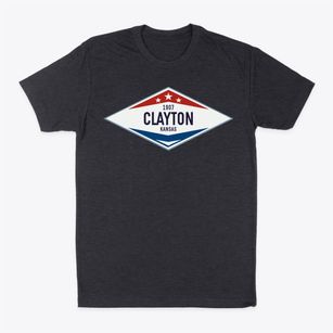 Clayton Kansas Diamond Star Classic Dad T-Shirt