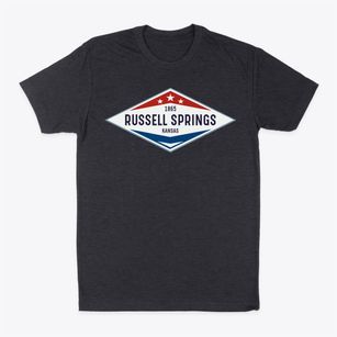 Russell Springs Kansas Diamond Star Classic Dad T-Shirt