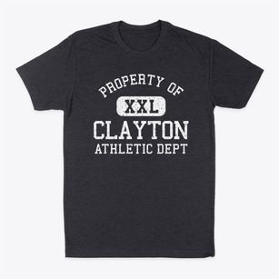 Clayton Iowa Athletic Dept Classic Dad T-Shirt