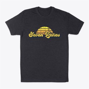 Seven Lakes North Carolina Sublime Sunset Classic Dad T-Shirt